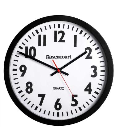 NRS Healthcare Easy To See Quartz Wall Clock Large 35 cm
