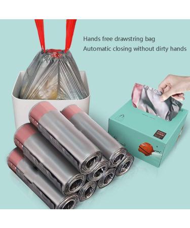 WFF Trash Bags Household Garbage Bags Rope-Shaped Closed Suitable for Various Rooms Suction Design 15 Pieces/roll * 8 Rolls Large and Medium Size. (Color : Large Size : 3 Boxes) 3 boxes Large - Buy Online on GoSupps.com