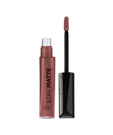 Rimmel Stay Matte Liquid Lip Colour, Troublemaker (1 Count) Troublemaker Pack of 1