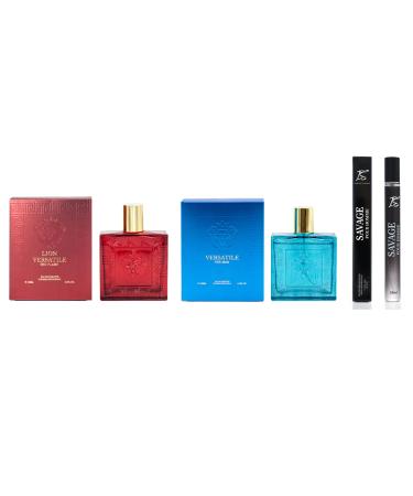 Lion Versatile Red Flame Cologne for Men - Natural Spray Eau De Toilette 3.4oz Each - Pack of 2 Masculine Scents - Buy Online on GoSupps.com