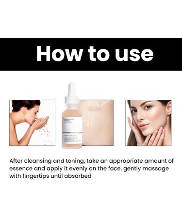 Lactic Acid 10% + Hialuronyc Acid 10% Exfoliating Serum 10% Lactic Acid Serum with Hyaluronic Acid Serum Lactic Acid Serum Face Serum for Women Hydrating Serum Brightening Serum Skincare 30ml - Buy Online on GoSupps.com