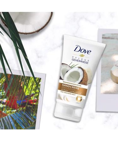 Dove Care Secrets Hand Cream 75ml Regenerating Ritual with Coconut & Almond Fragrance | International Shipping Available - Buy Online on GoSupps.com