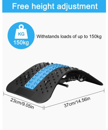 Kureny Back Extensor & Massage Device | Lumbar Spine Pain Relief & Relaxation | All Ages Shoulder Strap - Buy Online on GoSupps.com