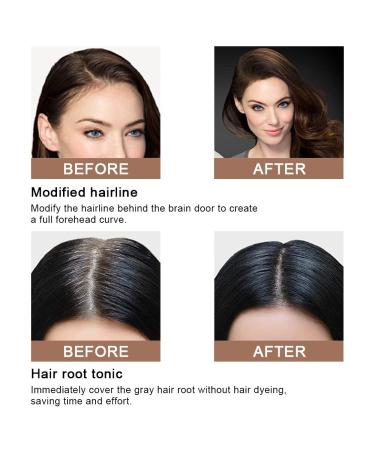 Root Touch Up Hair Shadow Powder 4g (Brown 01#) - Stain-Proof 48 Hour Formula for Full Body Hair, Beard, Thinning, Bald Spots, and Gray Roots - Locks On, Hairline Powder - Buy Online on GoSupps.com