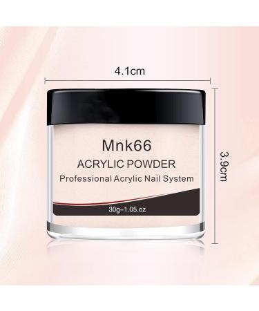 Acrulic Powder Set for Clear Pink Nude Milky White Nails | Nail Extension & French Art | 3D Flowers & Carving | Beginner-Friendly Kit - 30g - Buy Online on GoSupps.com