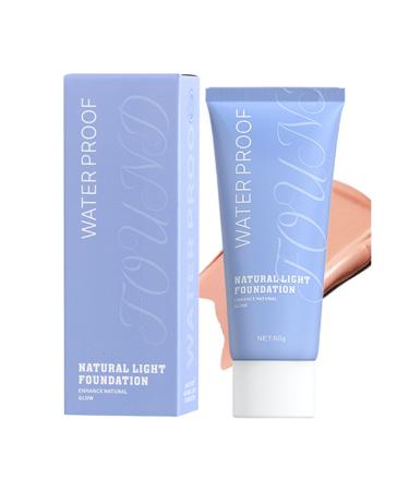 Liquid Foundation Water Resistant Mattifying & Waterproof Liquid Concealer Covering Makeup For Oily Combination Sensitive Skin 03 wheat