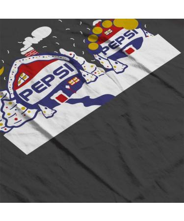 All+Every Pepsi Christmas Lodges Men's T-Shirt M Charcoal - Buy Online on GoSupps.com