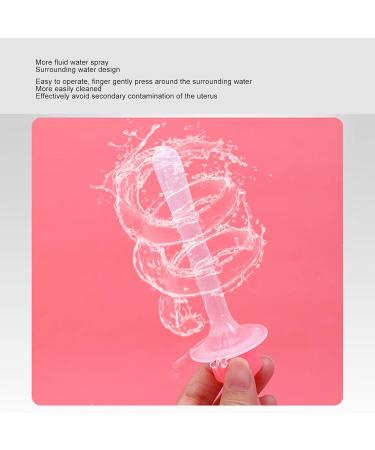 High-Elastic Vaginal Shower - 500ml Manual Pressure Stable Water Flow Safe for Hemorrhoid Patients - Pink - Buy Online on GoSupps.com