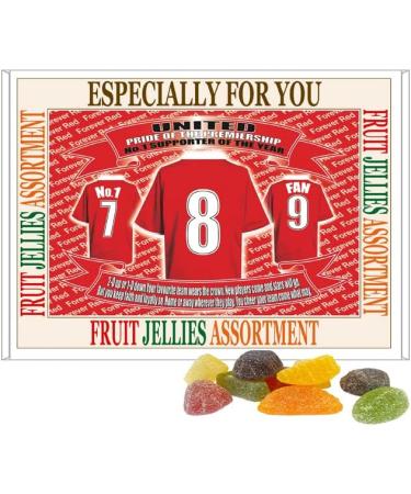 Manchester Reds Football Shirt Gift Boxed Choice of Sweets - Buy Online on GoSupps.com