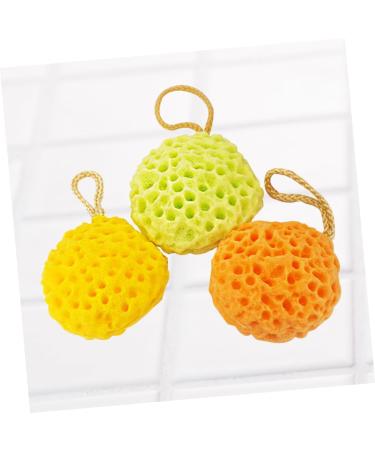 FRCOLOR Set of 6 Schauball Honeycomb Bath Ball Shower Ball Bath Sponge Bee Honeycomb Bath Flower No Latex - Buy Online on GoSupps.com