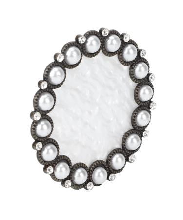 Nail Art Pallets Nail Display Nail holder Nail Art Display Board Golden Edge For Household for Nail Systings for Women (copper -white background)