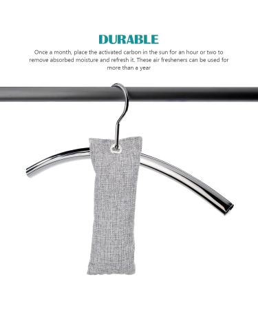 Gatuida 4PC Natural Activated Bamboo Air Purification Bags | Moisture Absorber & Deodorizer for Shoes & Clothing - Buy Online on GoSupps.com