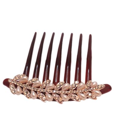 DOITOOL Hair Making Accessories Decorative Hair Combs for Women Wedding Hair Clip Bridal Hair Clip Bridal Headpieces Formal Hair Accessories for Women Alloy Bride China Crystal