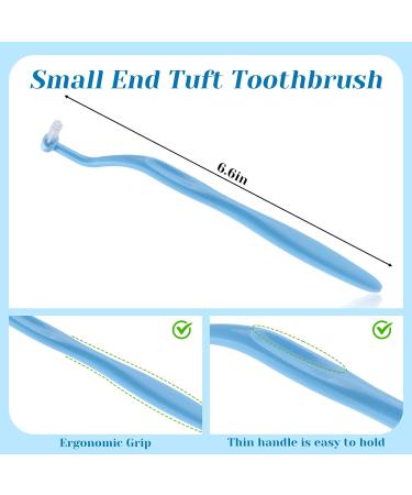 Qianyu 4-Piece Orthodontic Tuft Toothbrush Set - Ideal for Braces & Dental Care | International Shipping Available - Buy Online on GoSupps.com