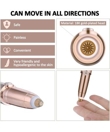 Eyebrow Epilator YuanMu Eyebrow Hair Remover for Women Battery Operated Electric Eyebrow Trimmer and Shaper for Smooth Trimming Eyebrow Razors White - Buy Online on GoSupps.com