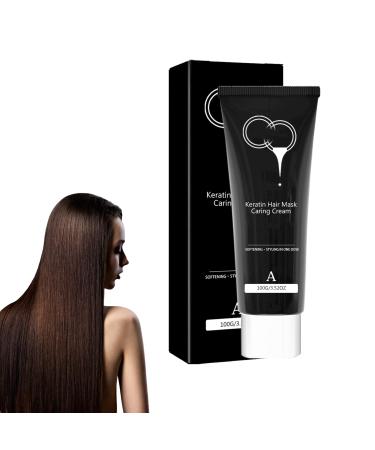Keratin Hair Mask Hair Nourishing for Dry Damaged Hair Nourishing Soft Hair Tonic Keratin Hair Scalp Care Hair Care Maskfor Dry & Damaged Hair Recover Elasticity & lustrous & Soft Hair