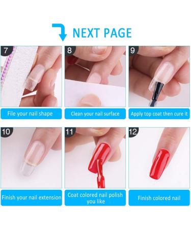 100 Pieces Nail Extension Silk Fiberglass - Non-woven Fibreglass Nail Wrap for Nail Art - Buy Online on GoSupps.com