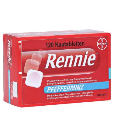Rennie chewing tablets 120 pieces