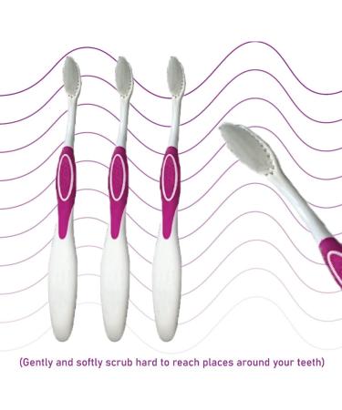 SDC Extra Soft Manual Toothbrush for Sensitive Gums - Ideal for Perio Therapy | 3-Pack for Optimal Oral Care - Buy Online on GoSupps.com