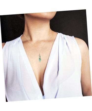 KALLORY 1pc Crystal Rough Necklace Healing Crystal Necklace Clavicle Chain Neck Decoration Grace Miss Tennis - Buy Online on GoSupps.com