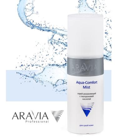 ARAVIA Moisturizing Spray with Hyaluronic Acid - Aqua Comfort Mist 150ml | Hydrating Skincare for All Skin Types - Buy Online on GoSupps.com