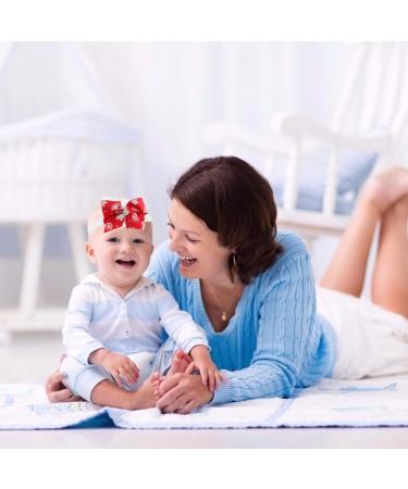 FRCOLOR 2pcs Christmas Baby Girl Headbands - Snowflake Bow-knot Hair Accessories for Infants and Toddlers - Buy Online on GoSupps.com