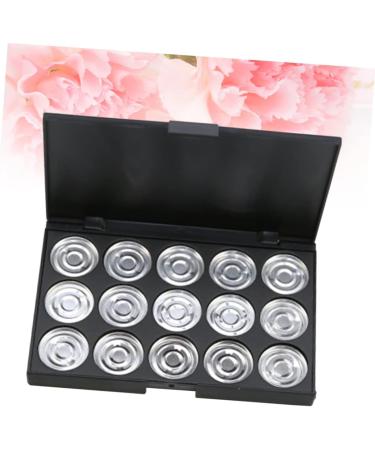 Healvian 15 Empty Cosmetic Case Cosmetic Cases for Traveling Eyeshadow Case Empty Makeup Eye Shadow Silver - Buy Online on GoSupps.com