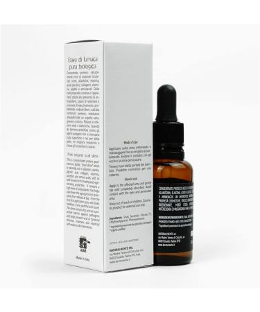 Dermorevita Organic snail glue 99 pure made in Italy certified organic antiaging regenerating fights spots acne wrinkles scars 30 ml - Buy Online on GoSupps.com