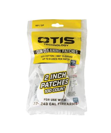 Otis Small Caliber Patches (100)