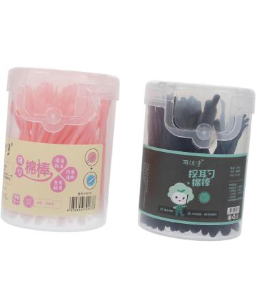FRCOLOR 200pcs Ear Cleaning Swabs Kit Non- Grip Ear Wax Removal Tools for Family Use Convenient Cotton Swabs for Daily Random Style - Buy Online on GoSupps.com