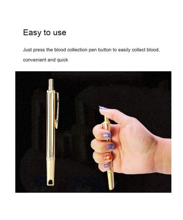 Pure Copper Painless Lancing Pen for Acupuncture Therapy and Health Care - Buy Online on GoSupps.com