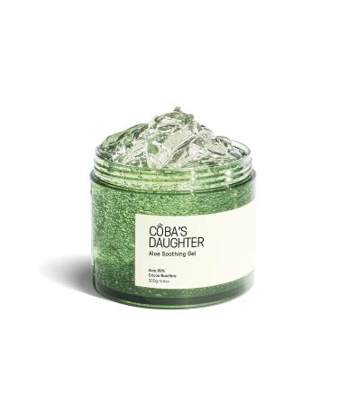 COBA'S DAUGHTER Coconut Scented Organic Aloe Gel for Face & Body 99% Pure Aloe | Itchy & Sunburn Relief | Skin & Hair Hydration (10.6 oz)