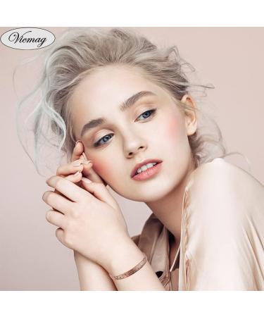 Vicmag Copper Bracelet for Women Men | 6X Ultra Strength Magnets | 99.99% Solid Pure Copper | Adjustable Size | Gift Box | Copper Flower - Buy Online on GoSupps.com