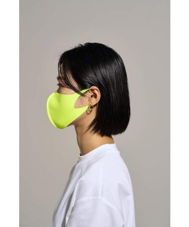 LOOKA Protective Fashion Summer Face Mask - Washable Reusable & Comfortable - Refresh Neon Green (Small/Medium - Buy Online on GoSupps.com
