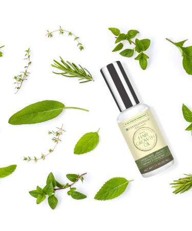 Rosemary Infused Hair Growth Serum with Biotin & Castor Oil for Women - Promotes Thicker, Longer, and Healthier Hair | Effective Hair Loss Treatment - Buy Online on GoSupps.com