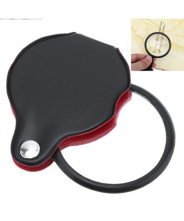 OriGlam Mini 5x Magnifying Glass Pocket Magnifier with Protective Case for Office/Reading/Hobbies