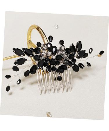 Angoily Crystal Side Hair Comb Bridesmaid Hair Accessories Bride Hairpiece Bride Headdress Wedding Bride Headpieces Hair Accessories for Bride Prom Tiara Decorate Alloy Girl - Buy Online on GoSupps.com