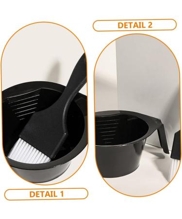 Ipetboom Plastic Mixing Bowl 1 Set Combs Hair Dye Brush Hair Coloring Mixing Bowl Hair Coloring Bowl Pp Care Hair Comb Hair Dye Bowl - Buy Online on GoSupps.com