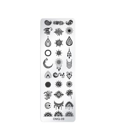 Nail Art for Women - Stainless Steel Christmas Snowflake Templates & DIY Design Stamps - Buy Online on GoSupps.com