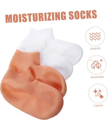 10 Pairs Exfoliating Moisturizing Socks Lotion Socks Heel Protector Socks Aloe Infused Socks for Women Foot spa Socks Beauty Socks Foot Care Socks Dedicated Women's sebs Gel - Buy Online on GoSupps.com