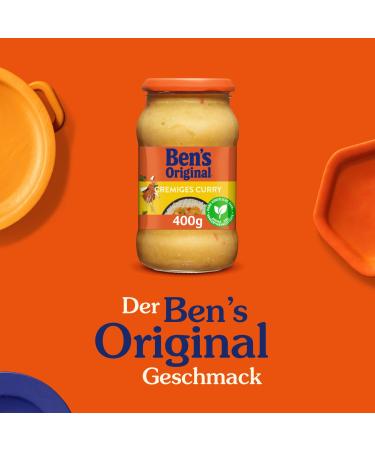 Buy BEN'S ORIGINAL Creamy Curry Sauce - 6 Jars (665g each) | International Shipping Available - Buy Online on GoSupps.com