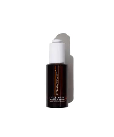 Fitglow Beauty Clear + Bright Mandelic Serum Drops | Gentle Exfoliating Face Serum | Evens Tone Corrects Discoloration & Clears Breakouts | Hyaluronic Acid | 30ml