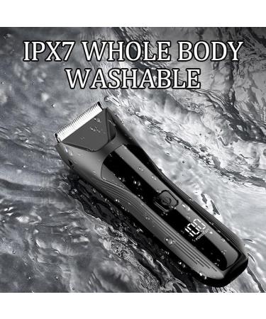 Professional USB Hair Clippers for Men & Women - Washable Trimmer with LCD Display - Buy Online on GoSupps.com