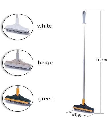 2023 New 2 in 1 Cleaning Floor Scrub Brush Zjoella Cleaning Brush Zjoella 2 in 1 Cleaning Brush 120 Rotating Tile Brush for Cleaning Bathroom Glass Patio Kitchen (Color : White Size : 1PCS) 1PCS White - Buy Online on GoSupps.com