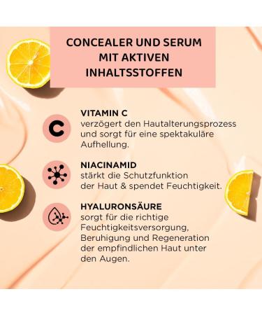 Eveline Cosmetics Wonder Match Illuminating Concealer color 10 light moisturizing with hyaluronic acid niacinamide and vitamin C SPF 25 protection - Buy Online on GoSupps.com