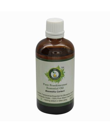 R V Essential Pure Frankincense Essential Oil 50ml (1.69oz)- Boswellia Carterii (100% Pure and Natural Therapeutic Grade)