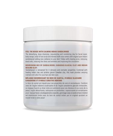 REFRESH BOTANICALS Brightening Clay Mask | Deep Pore Cleansing | 100% Organic | Made in Canada | All Skin Types | 1 lb (454 gm - Buy Online on GoSupps.com