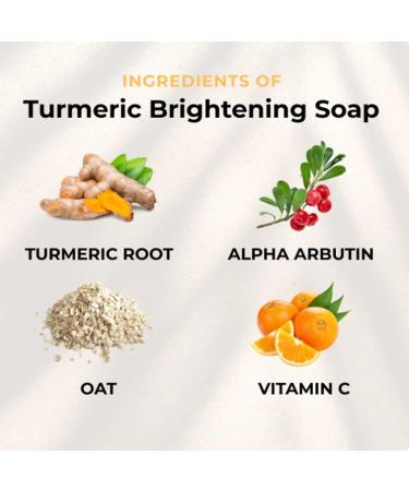 KQLULU 2Pcs Lemon Turmeric Kojic Acid Soap Bar Turmeric Brightening Soap Turmeric Moisturizing Soap Organic Turmeric Soap Bar For Face & Body Smooth Skin Fades Freckles - Buy Online on GoSupps.com
