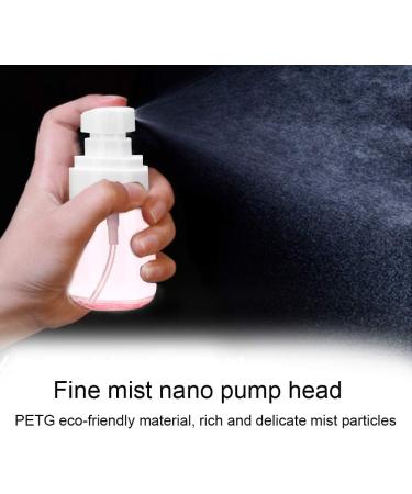 Verdant Touch Mist Spray Bottle U-Shaped Spray Bottle 30ml Thick Bottom Ultra-Fine Mist Cosmetic Bottle Portable for Skin CareTransparent Pink - Buy Online on GoSupps.com