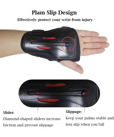 CTHOPER Long Damping Non-Slip Wrist Guards for Roller Skating Skiing Skateboard - Medium - Buy Online on GoSupps.com